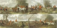 NATIONAL SPORTS - HUNTING - set of 4